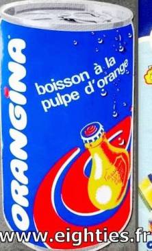canette orangina annees 80